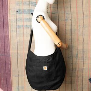 Custom upcycled carhartt sling bag